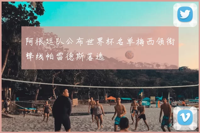 阿根廷队公布世界杯名单梅西领衔锋线帕雷德斯落选